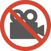 動画撮影禁止